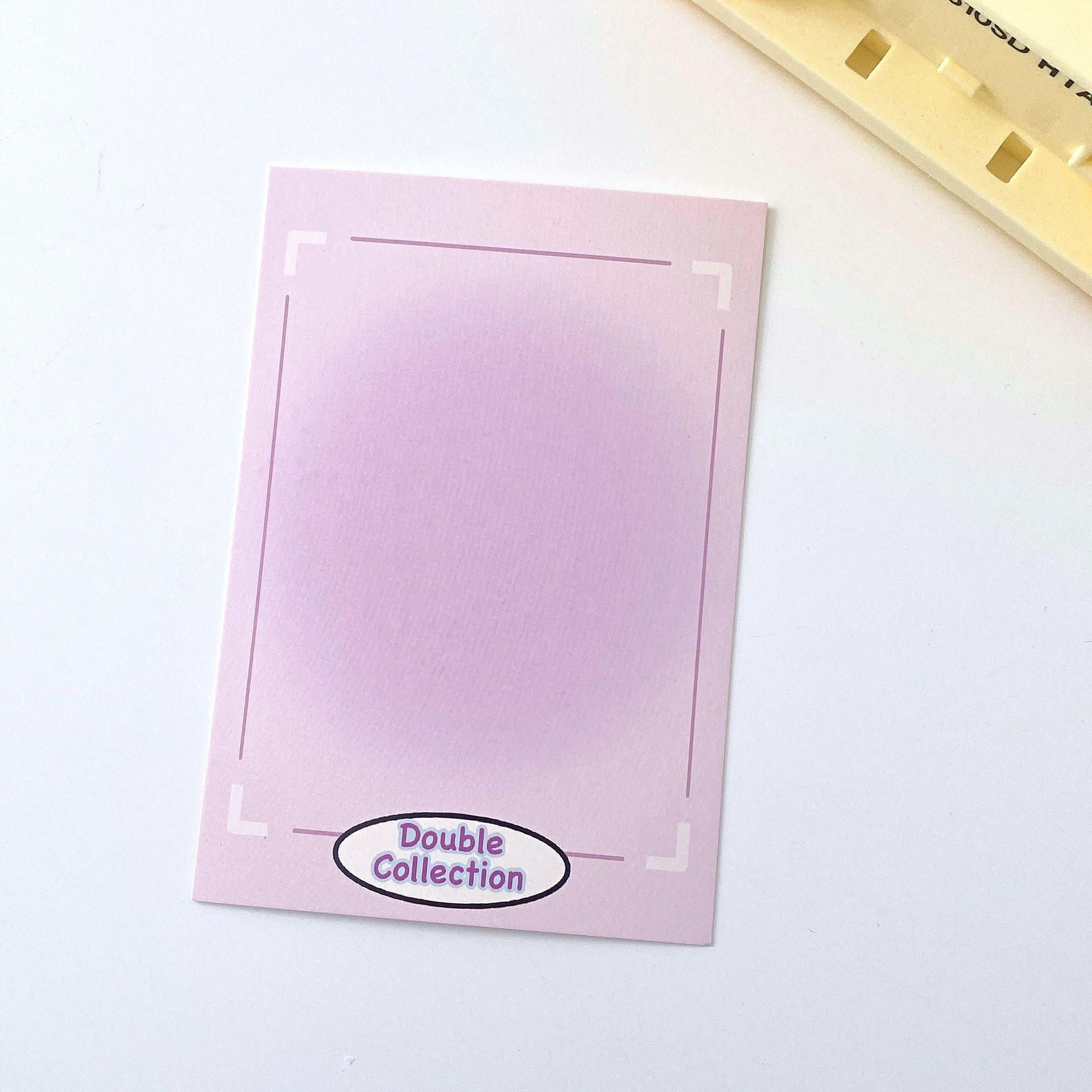 한국식 보라색 하트(카드 뒷면)