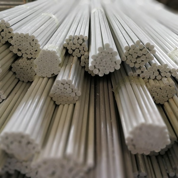 玻璃钢实心圆棒耐腐蚀玻璃纤维棒户外工程农业大棚用圆棒厂家直售