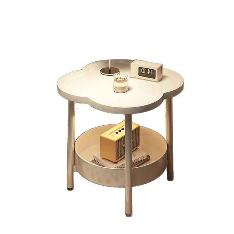 Diseño de mesas de cabezal de cama nicho dormitorio doméstico de alquiler de estilo explosivo 2025, cabezal de cama creativa con un pequeño lado de varios estantes image 6