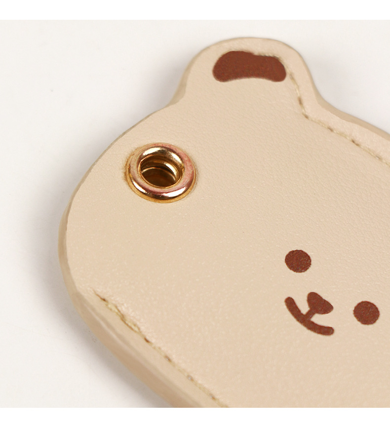 Suitable for Bear Electric Car Key Protective Cover Remote Control Nfc Elevator Access Card Battery Car Keychain Decoration