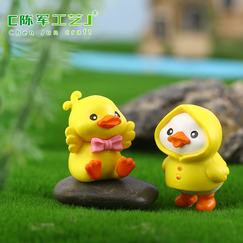 BDuck, зонт PVC, симпатичная пластиковая накидка дождевик, новая коллекция, мини-пейзаж, ручная работа, утка