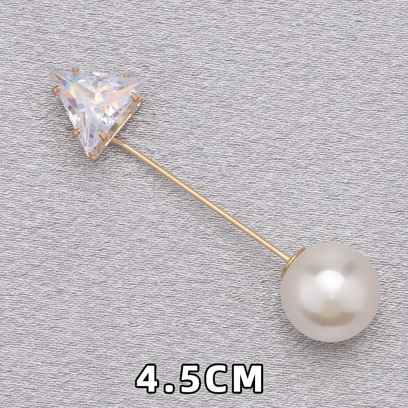 Camisas de perlas, broches de collar, suéter, vestido, cintura fija, broches decorativos simples