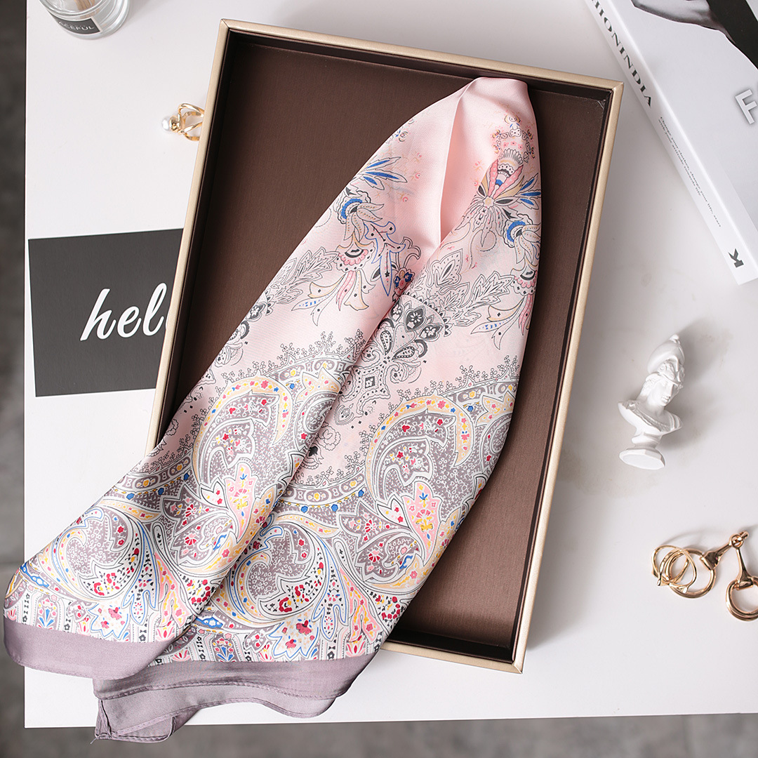 Diadema versátil coreana para mujer, seda nueva cuadrada pequeña de 70cm, estilo fino de primavera y otoño, combinado con moda decorativa_voghion.com