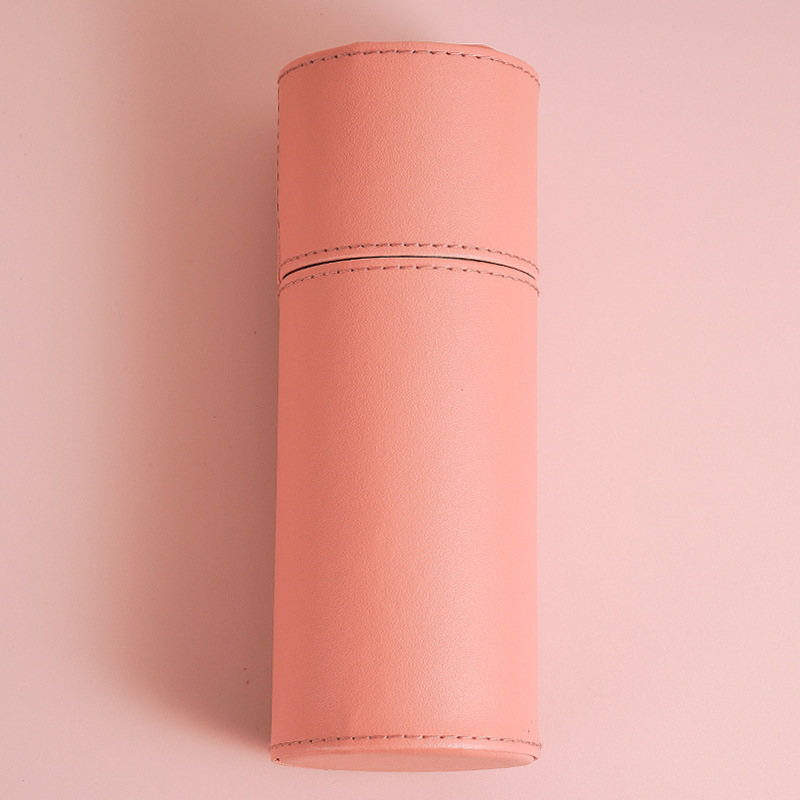 Ins Super Fire Nude Pink 7 Juego de pinceles de maquillaje Cepillo súper suave Cepillo de polvo suelto Cepillo de sombra de ojos Bolsa de cosméticos