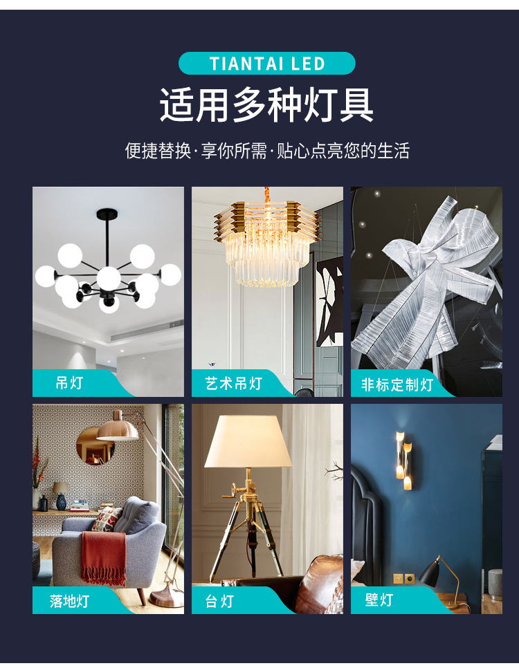 led冰箱泡玉米灯珠E14冰箱灯泡e12小螺口油烟缝纫机家用三色变光 pic 11