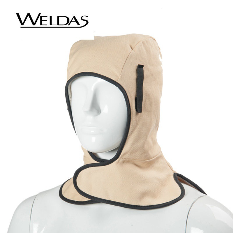 威特仕23-7711冬季防寒保暖焊工披肩 护颈防火阻燃加绒电焊棉头套