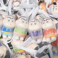 Creative Crayon Shinchan Children's Bounce Stress Relief Squeeze Toy Doll Venting Internet Red Gift Decorative Item 