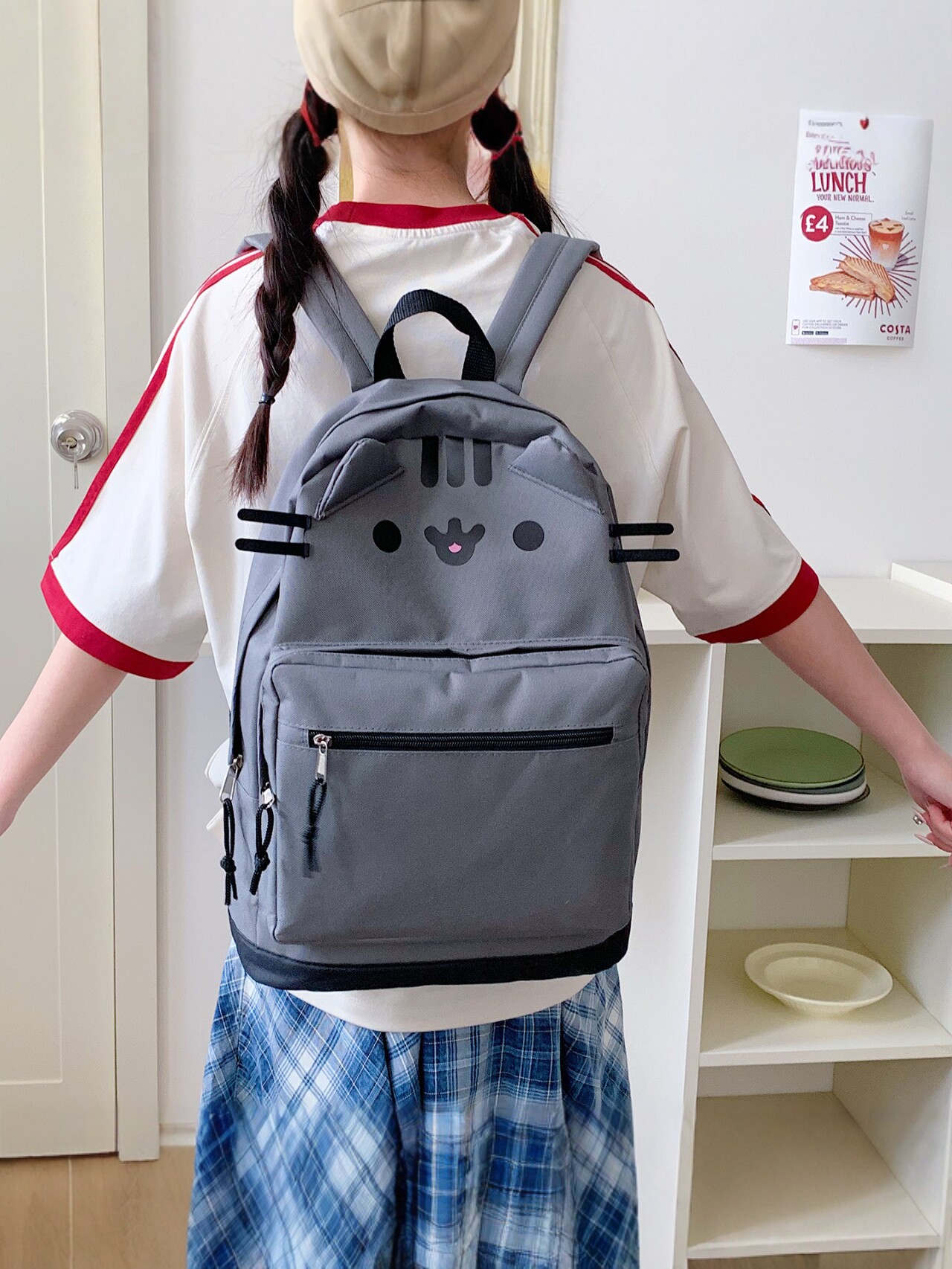 Capacious school bag