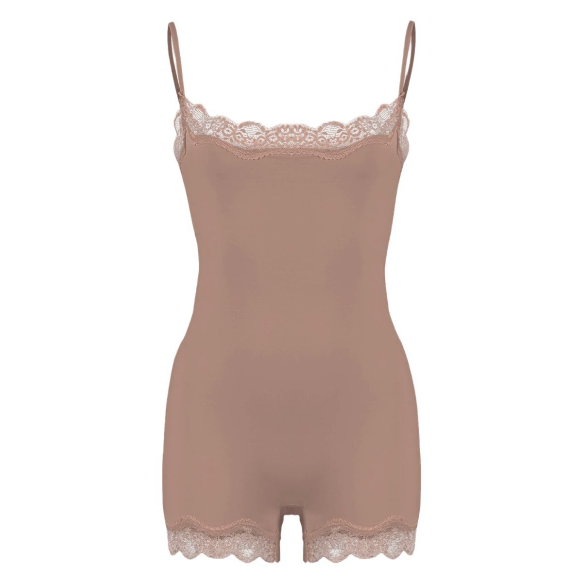 Shapewear bodysuit, corrective lace one-piece, lifting effect, women's slimming control