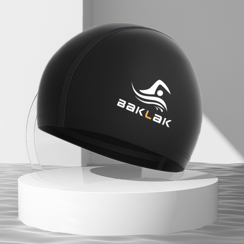 Cloth swimming cap for adults, men and women, universal, large, non-restrictive swimming cap, long hair, ear protection, breathable LOGO wholesale