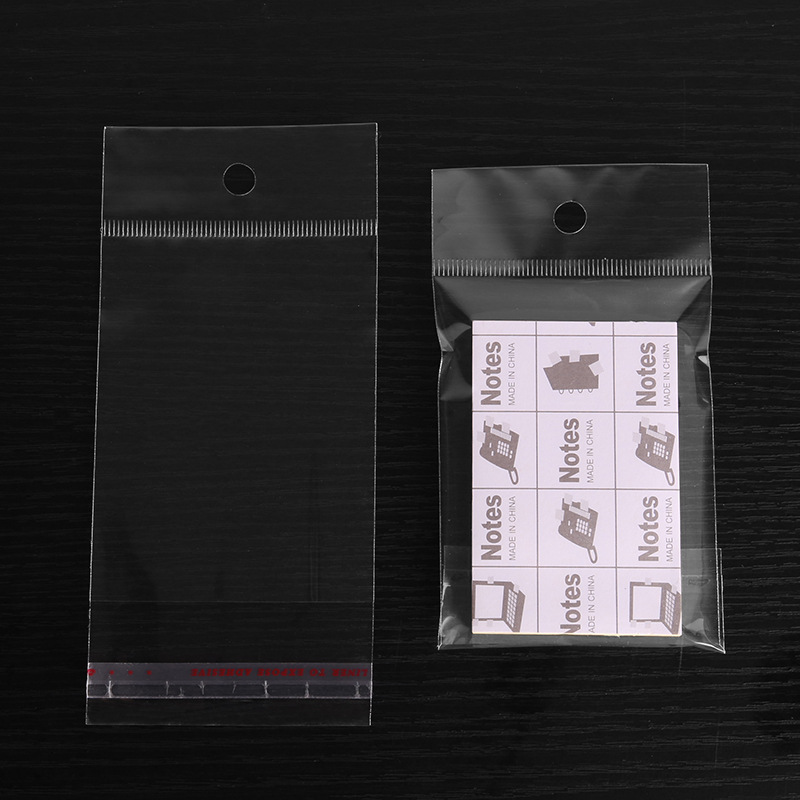 Basic Style 100 PCS/Package Plastic Basic Daily Transparent Jewelry Packaging Bags