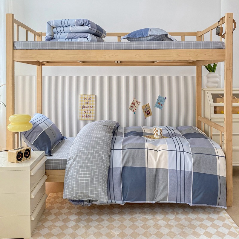 2025 New Cotton Three-piece Set Student Shop Six-piece Set Cotton Student Dormitory Three-piece Set