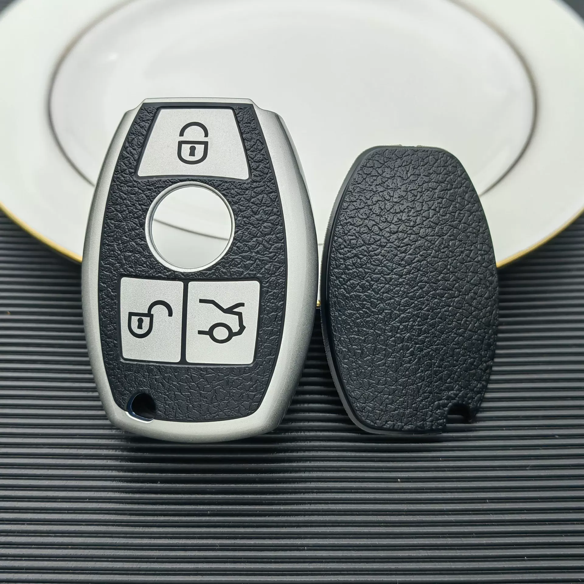 适用奔驰钥匙E300LC260C200A200GLC新S级E级钥匙TPU保护套软壳