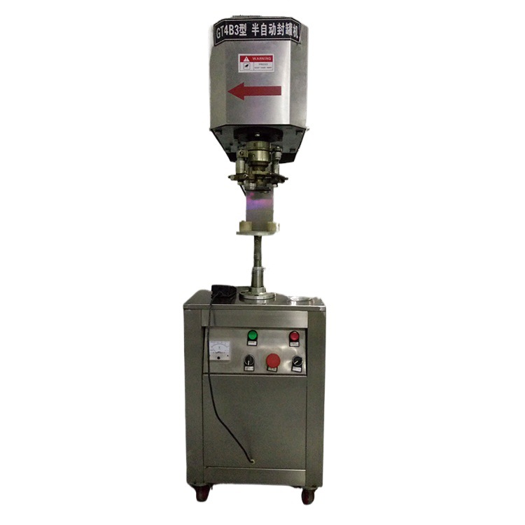 Escritorio eléctrico puede máquina de sellado pequeño piso plástico puede máquina de sellado tanque de fábrica de alimentos sellado de envases