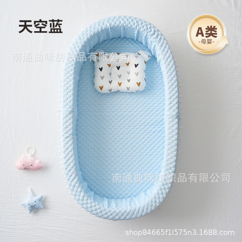 Cama portátil transfronteriza de nuevo modelo para cambiar pañales, extraíble y lavable, plegable, cama biónica para cambiar pañales