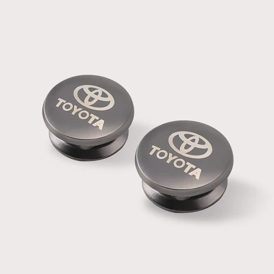 Stickers, Seat Backs, Car Interior — Car hanging - toyota-one-pair-cnc-carved-light-luxury-aluminum-alloy