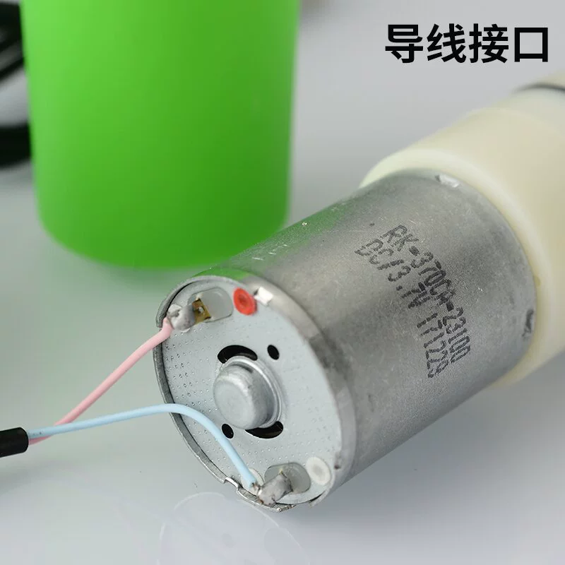USB микро-компрессор для воздуха 280/370 — портативный насос для аквариума, один или два шланга, многоцветный
