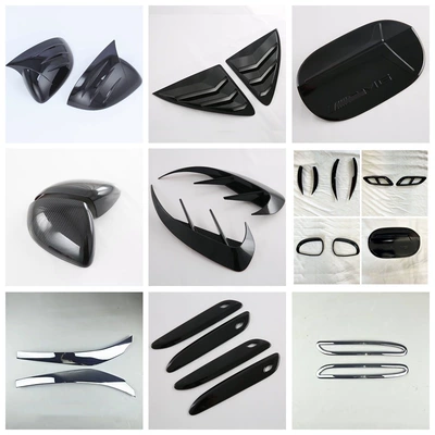 24 Mercedes-Benz E-Class Exterior Modification Suitable for Long-axis Mercedes-Benz E-Class Handles Reverting Mirror Insect-proof Net Rear Wind Knife Sticker