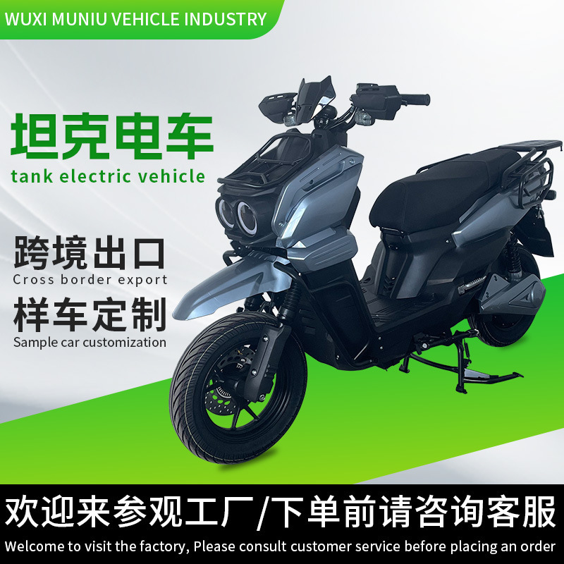 Nigeria Exports Electric Motorcycles, 1500W High-Power Cool Scooters, High-Speed Electric Mopeds