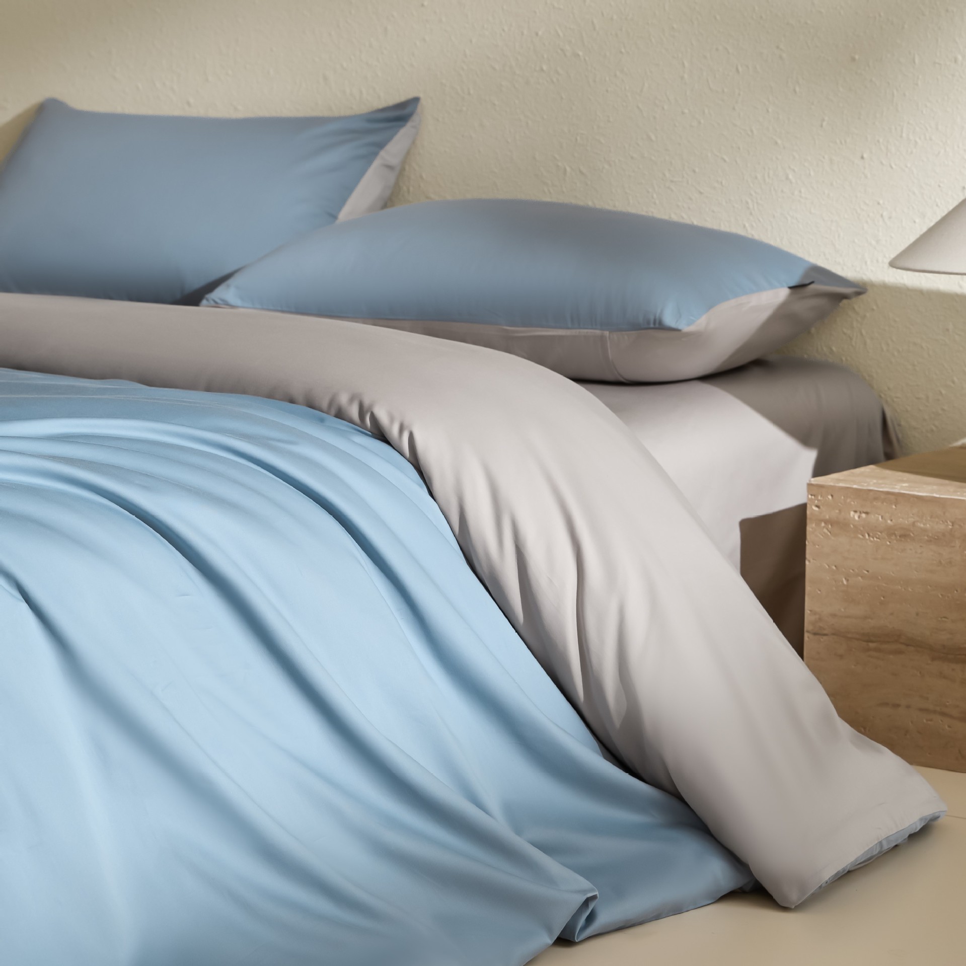 100 traje de cama de satén de algodón de fibra larga de cuatro piezas de algodón puro 2025 nuevo traje de tres piezas de funda de edredón de sábana de lujo ligero 4