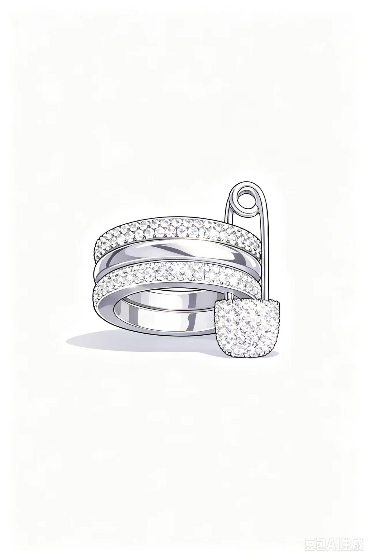 Pin, ring