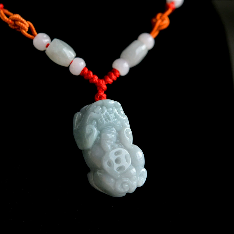 Подвеска Jade Pixiu Подвеска из нефрита класса А Подвеска Jade Pixiu Мужская и женская подвеска из нефрита можно взять с сертификатом