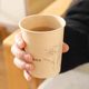 Bamboo Fiber Disposable Paper Cup Coffee Soybean Milk Tea Hot Drink Cup Home Office Company Water Cup Thickened Cup