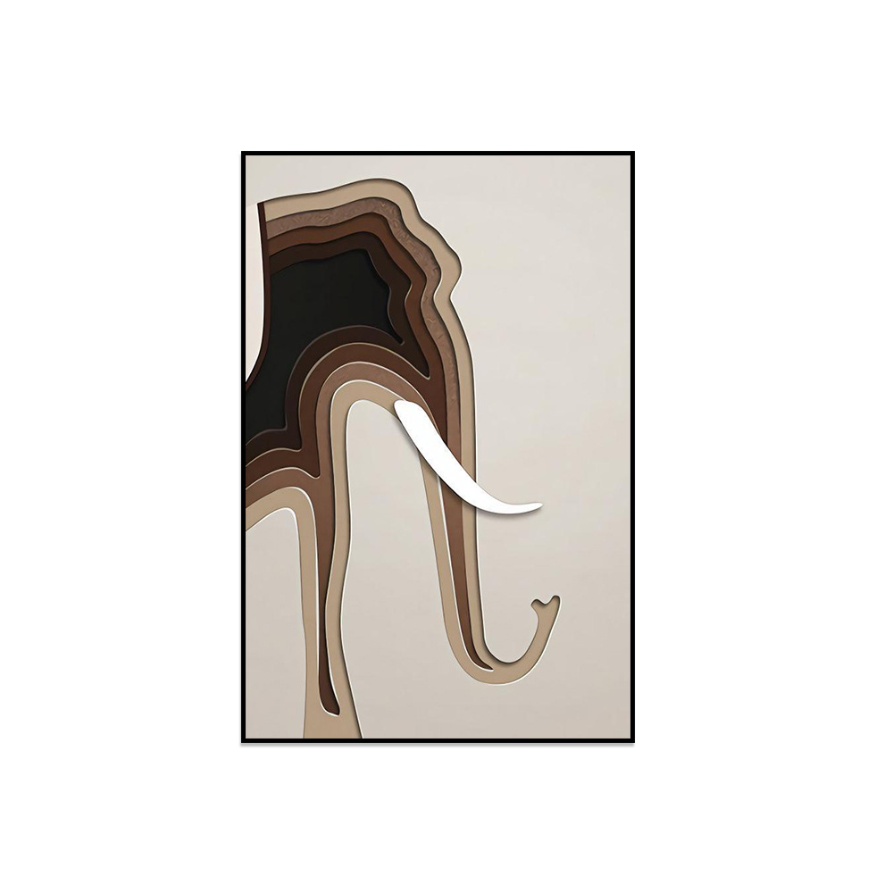 Brno luz de lujo hueco pintura pasillo pintura decorativa pared abstracta caballo sala de estar vertical de alta gama pintura real