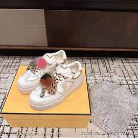 德训鞋女2026春夏季新款网面透气休闲运动鞋厚底阿甘老爹鞋女鞋潮
