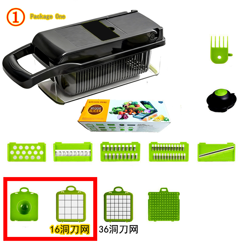 Cortador de verduras multifuncional cortador de verduras duradero ajo cebolla raspador de papas accesorios de cocina para el hogar