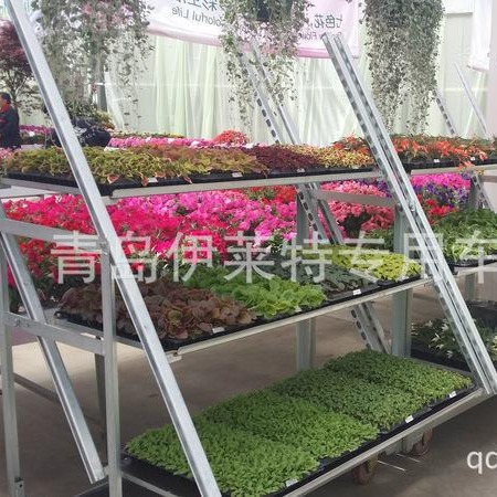 供库存花卉展示架，花架车，金属花车，展示花车