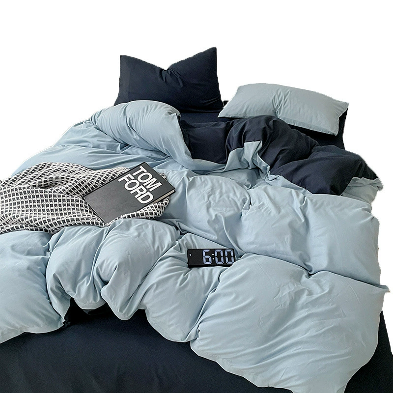 Комплект, тёплое зимнее съемное обору duvet cover, набор из 4 предметов, полный комплект