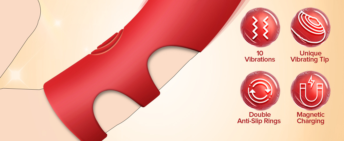 Akumulatorowy wibrator na palec dla par_voghion.com