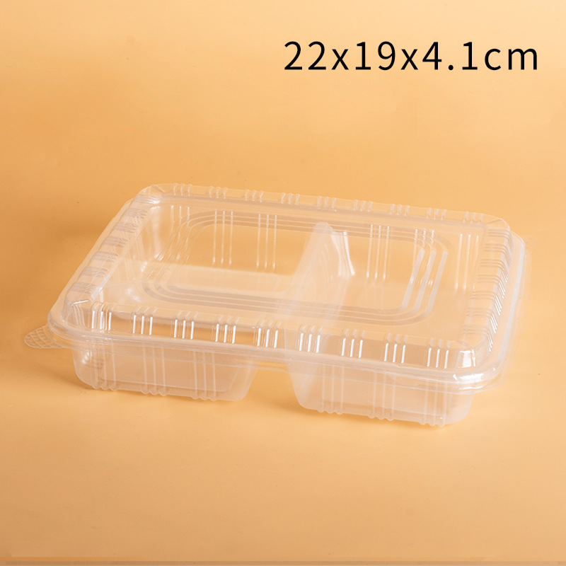 Cajas de almuerzo desechables Gepai con tres, cuatro y cinco compartimentos, cajas para comida rápida, cajas para llevar con múltiples compartimentos, cajas bento al por mayor.