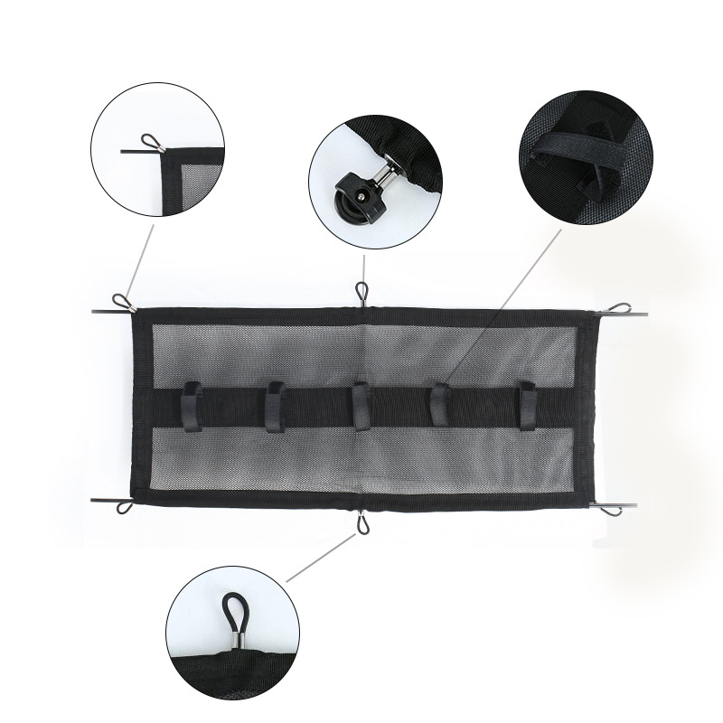 Debajo DE LA MESA de poliéster red de almacenamiento bolsillo escritorio inferior colección línea de organización bolsa de cable gerente neto suministros de oficina caja de almacenamiento