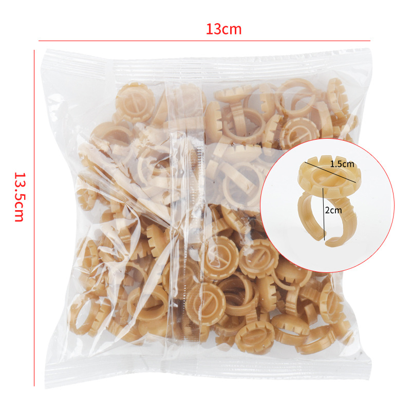 Tatuaje anillo taza de color una segunda bandeja de pegamento de floración injerto anillo de pegamento de pestañas taza de floración