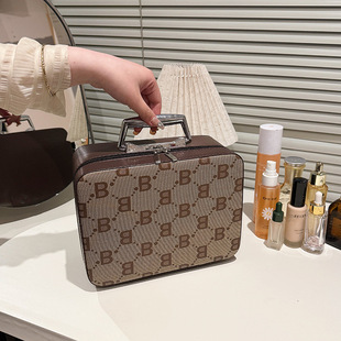 2025 New Styling Cosmetic Bag Cross-Border Amazon Letter Retro Cosmetic Case Portable Handheld Wedding Souvenir Gift