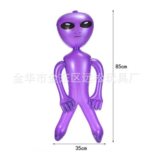 Cross-border PVC inflatable alien toy Halloween bar decoration item inflatable alien advertising prop