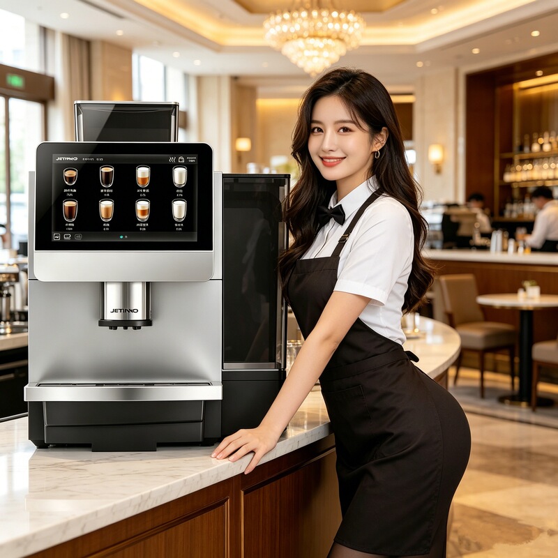 Fully Automatic Coffee Machine, Commercial Techno Jl31 Espresso Grinding and Brewing All-In-One Machine, Freshly Ground Coffee Machine Fully Automatic Coffee Machine, Commercial Techno Jl31 Espresso Grinding and Brewing All-In-One Machine, Freshly Ground Coffee Machine