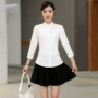 春夏高档长袖七分袖衬衫
