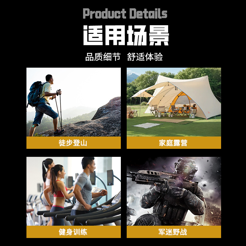 Bolsa táctica de hombro al aire libre bolsa de montaña impermeable caminata camuflada mochila táctica de hombre gran capacidad al aire libre resistente al desgaste