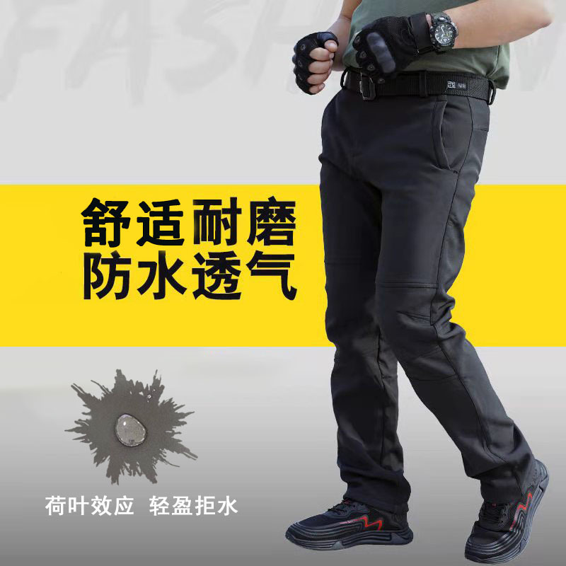 Cross-Border Tactical Assault Pants with Fleece Lining, Thickened Softshell, Warm, Suitable for Outdoor Sports, Mountaineering, Casual Skiing, and Windproof Cross-Border Tactical Assault Pants with Fleece Lining, Thickened Softshell, Warm, Suitable for Outdoor Sports, Mountaineering, Casual Skiing, and Windproof