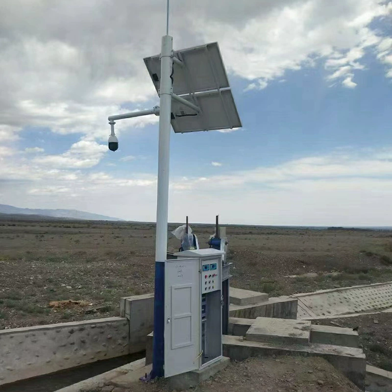 Зона орошения разряда электростанции Речные сточные воды Доплеровский радар ультразвуковой открытый канал датчик уровня воды станция контроля