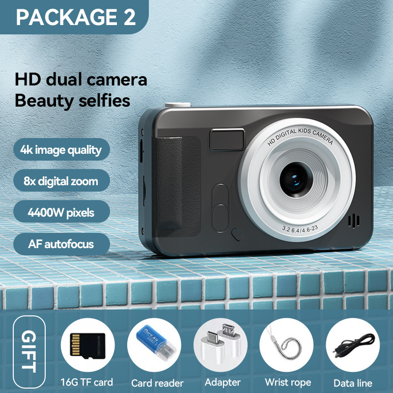 2024 越境新製品デジタルカメラ 2.4inch レトロカメラデュアルカメラ便利な CCD カードカメラ|undefined