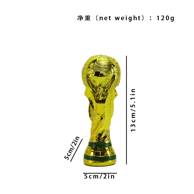Copa del mundo suministros de ventilador Premio Balón de Oro trofeo botas de oro Guantes de Oro portero de fútbol trofeo letras regalo al por mayor