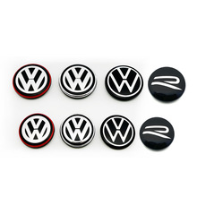 适用大众轮毂盖改装新款镜面朗逸探影途观岳宝来CC帕萨特迈腾polo