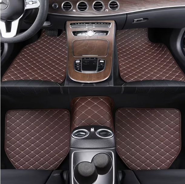 Cross-border Amazon universal car floor mats, waterproof leather version, wholesale and dropshipping from cross-border manufacturers, foreign trade PVC labeling