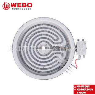 Factory Wholesale Hl-F200C Round Wire Electric Ceramic Stove Heating Plate Mechanical Accessories Integrated Electric Ceramic Stove Electric Ceramic Plate