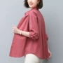 长袖春秋新款宽松衬衫