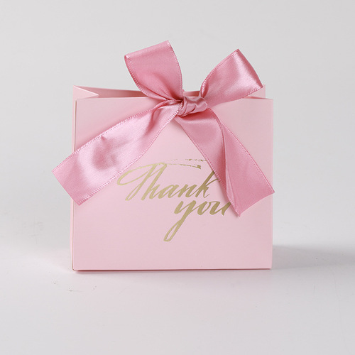 Pink hot stamping creative European style wedding candy box grain fruit bag gift box wedding candy box wedding candy bag wholesale